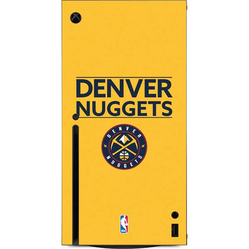 NBA Denver Nuggets Standard - Blue Xbox Series X Console Skin
