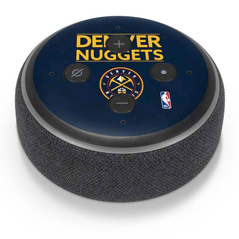 NBA Denver Nuggets Standard - Light Blue Amazon Echo Dot Skin