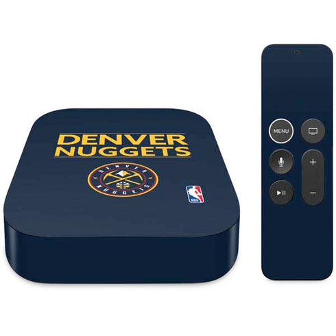 NBA Denver Nuggets Standard - Light Blue Apple TV Skin