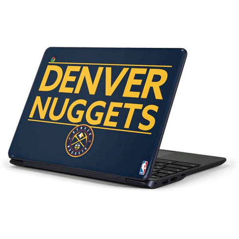 NBA Denver Nuggets Standard - Light Blue Samsung Chromebook Skin
