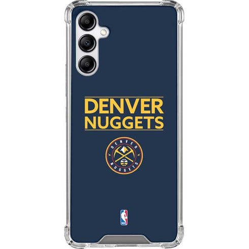 NBA Denver Nuggets Standard - Light Blue Galaxy A14 5G Clear Case