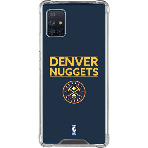 NBA Denver Nuggets Standard - Light Blue Galaxy A51 5G Clear Case