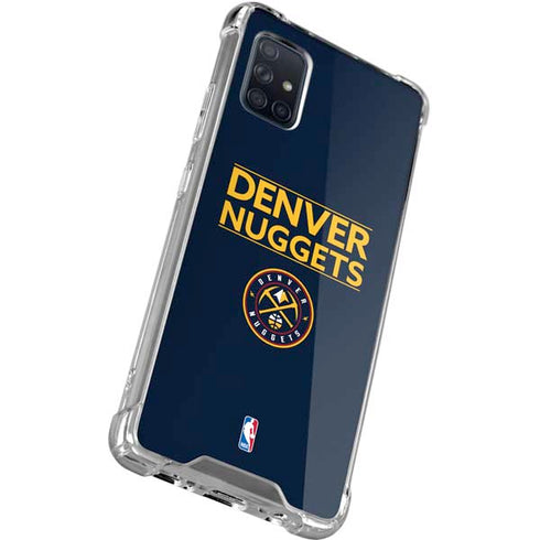 NBA Denver Nuggets Standard - Light Blue Galaxy A51 5G Clear Case