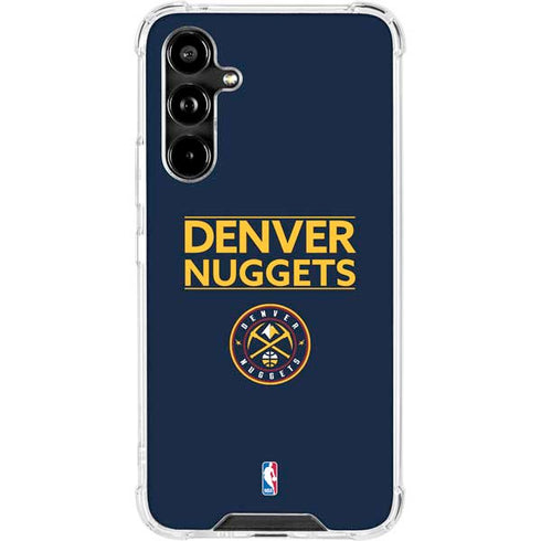 NBA Denver Nuggets Standard - Light Blue Galaxy A54 5G Clear Case