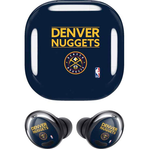 NBA Denver Nuggets Standard - Light Blue Galaxy Buds Pro Skin