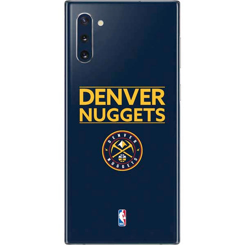 NBA Denver Nuggets Standard - Light Blue Galaxy Note 10 Skin