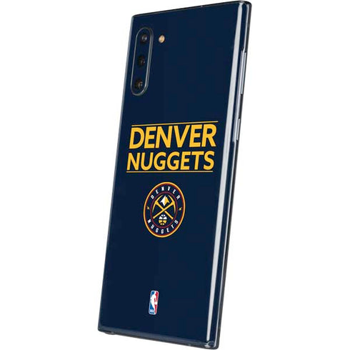 NBA Denver Nuggets Standard - Light Blue Galaxy Note 10 Skin
