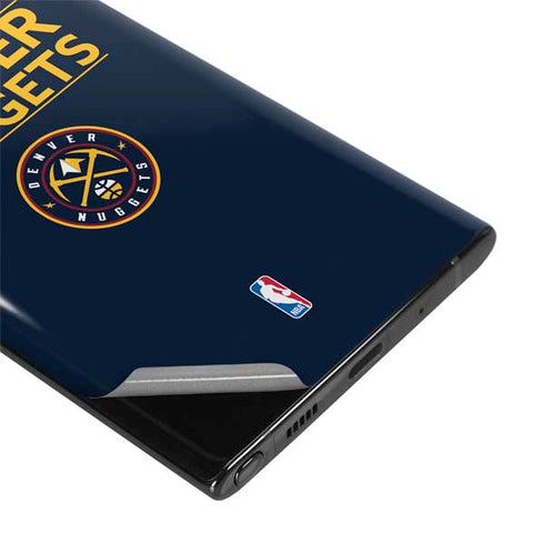 NBA Denver Nuggets Standard - Light Blue Galaxy Note 10 Skin