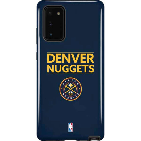 NBA Denver Nuggets Standard - Light Blue Galaxy Note20 5G Pro Case