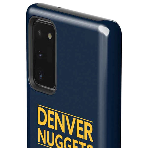 NBA Denver Nuggets Standard - Light Blue Galaxy Note20 5G Pro Case