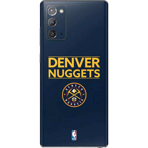 NBA Denver Nuggets Standard - Light Blue Galaxy Note20 5G Skin