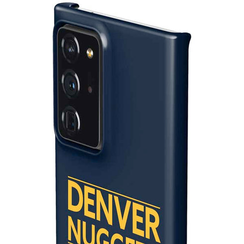 NBA Denver Nuggets Standard - Light Blue Galaxy Note20 Ultra 5G Lite Case