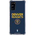 NBA Denver Nuggets Standard - Light Blue Galaxy S20 FE Clear Case