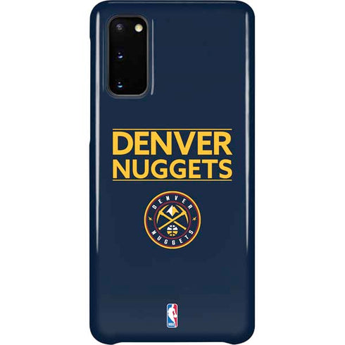 NBA Denver Nuggets Standard - Light Blue Galaxy S20 Lite Case