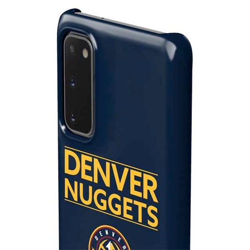 NBA Denver Nuggets Standard - Light Blue Galaxy S20 Lite Case