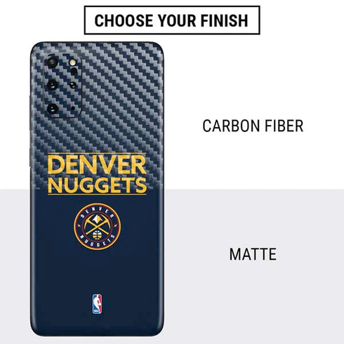 NBA Denver Nuggets Standard - Light Blue Galaxy S20 Plus Skin