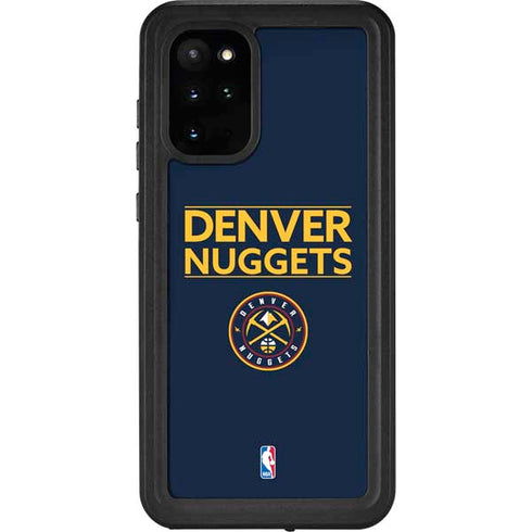 NBA Denver Nuggets Standard - Light Blue Galaxy S20 Plus Waterproof Case