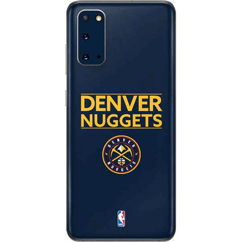 NBA Denver Nuggets Standard - Light Blue Galaxy S20 Skin