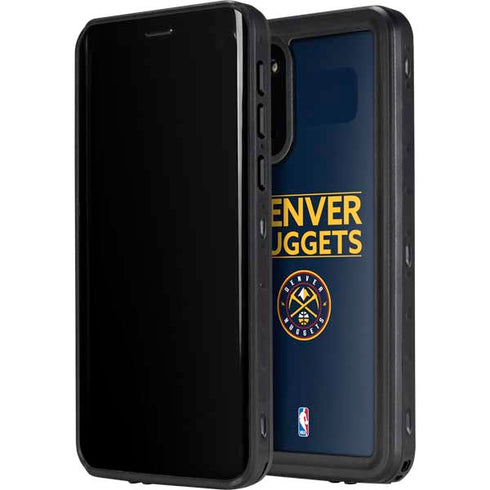 NBA Denver Nuggets Standard - Light Blue Galaxy S20 Waterproof Case