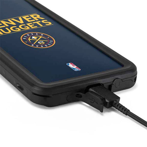 NBA Denver Nuggets Standard - Light Blue Galaxy S20 Waterproof Case