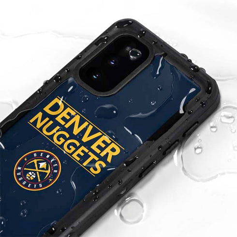 NBA Denver Nuggets Standard - Light Blue Galaxy S20 Waterproof Case