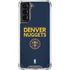 NBA Denver Nuggets Standard - Light Blue Galaxy S21 5G Clear Case