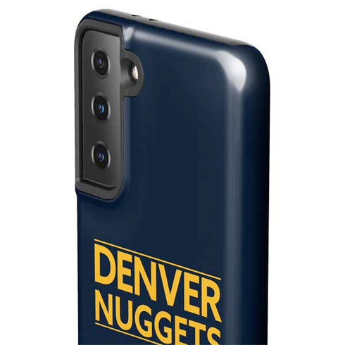 NBA Denver Nuggets Standard - Light Blue Galaxy S21 FE Pro Case
