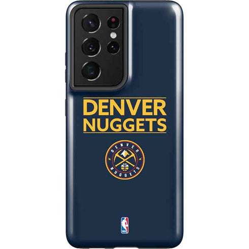 NBA Denver Nuggets Standard - Light Blue Galaxy S21 Ultra 5G Pro Case