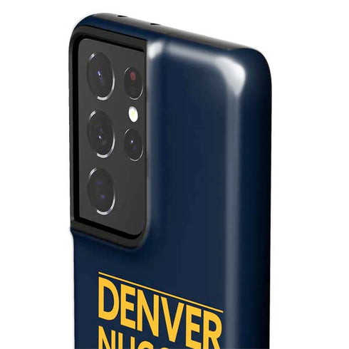 NBA Denver Nuggets Standard - Light Blue Galaxy S21 Ultra 5G Pro Case