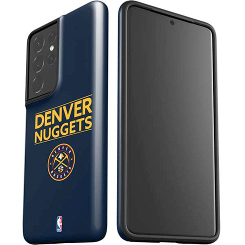 NBA Denver Nuggets Standard - Light Blue Galaxy S21 Ultra 5G Pro Case