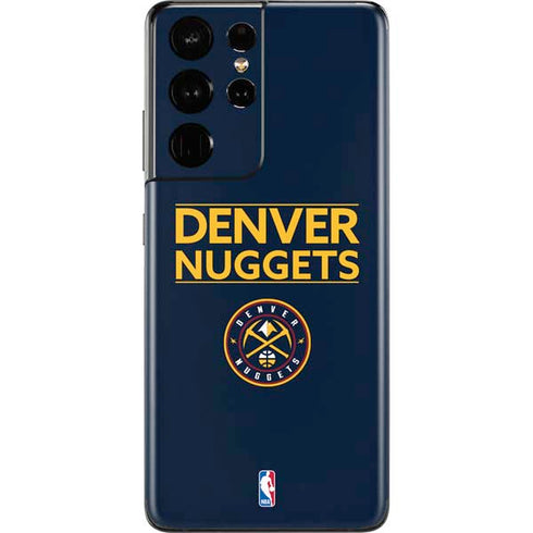 NBA Denver Nuggets Standard - Light Blue Galaxy S21 Ultra 5G Skin