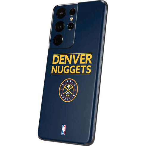 NBA Denver Nuggets Standard - Light Blue Galaxy S21 Ultra 5G Skin