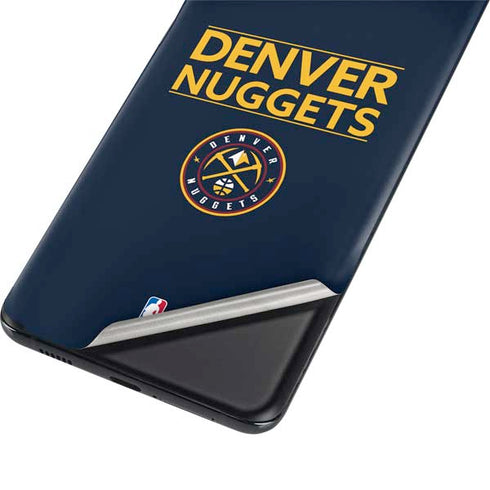 NBA Denver Nuggets Standard - Light Blue Galaxy S21 Ultra 5G Skin