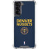 NBA Denver Nuggets Standard - Light Blue Galaxy S22 Clear Case