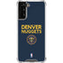 NBA Denver Nuggets Standard - Light Blue Galaxy S22 Plus Clear Case