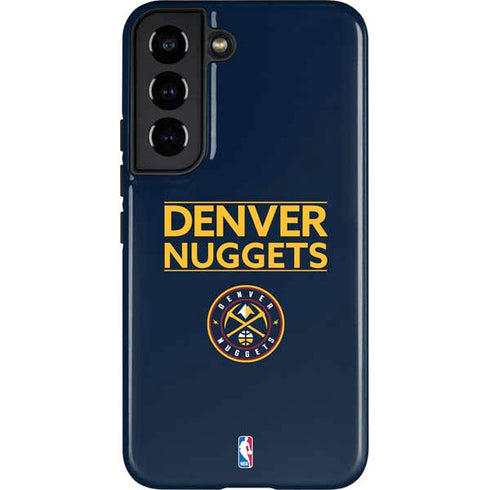 NBA Denver Nuggets Standard - Light Blue Galaxy S22 Pro Case