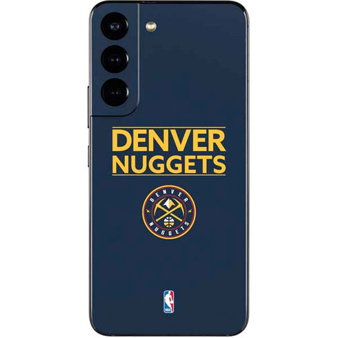 NBA Denver Nuggets Standard - Light Blue Galaxy S22 Skin