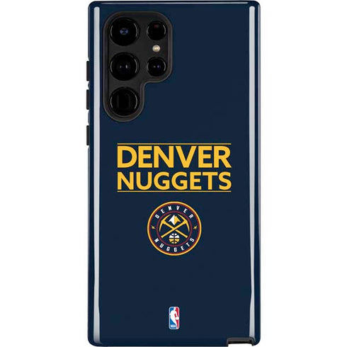 NBA Denver Nuggets Standard - Light Blue Galaxy S22 Ultra Pro Case