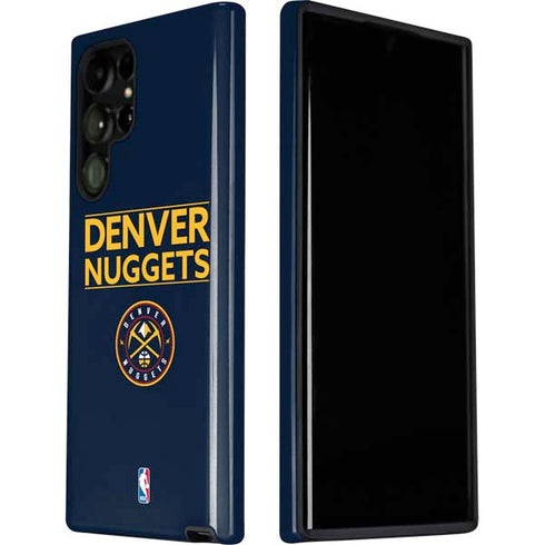 NBA Denver Nuggets Standard - Light Blue Galaxy S22 Ultra Pro Case