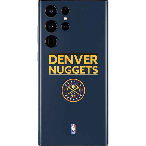 NBA Denver Nuggets Standard - Light Blue Galaxy S22 Ultra Skin