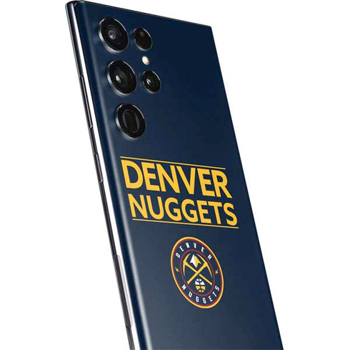 NBA Denver Nuggets Standard - Light Blue Galaxy S22 Ultra Skin