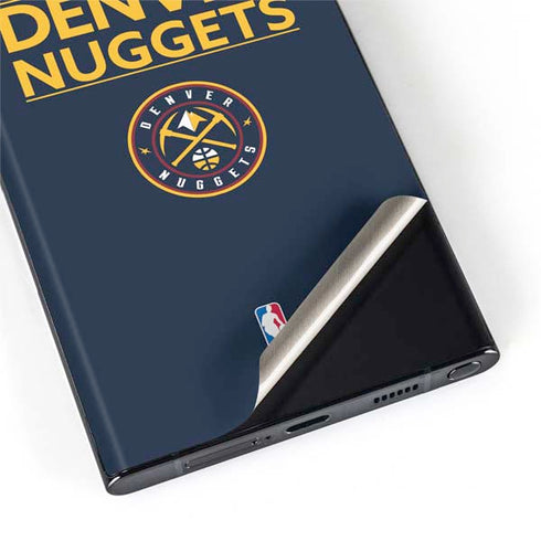 NBA Denver Nuggets Standard - Light Blue Galaxy S22 Ultra Skin