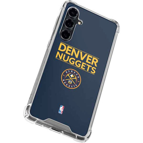 NBA Denver Nuggets Standard - Light Blue Galaxy S23 FE Clear Case
