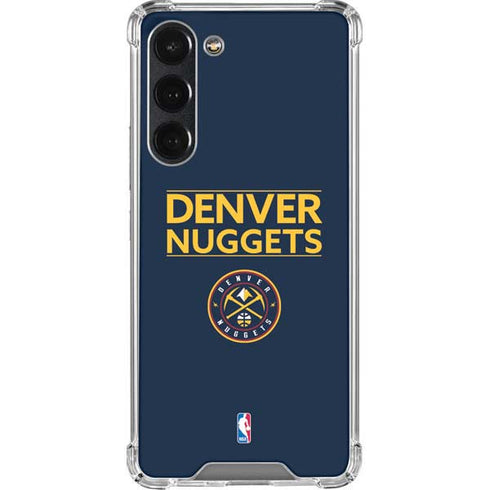 NBA Denver Nuggets Standard - Light Blue Galaxy S23 Plus Clear Case