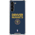 NBA Denver Nuggets Standard - Light Blue Galaxy S23 Plus Clear Case