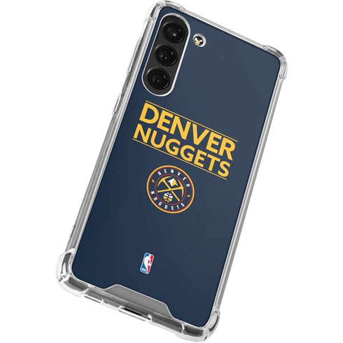 NBA Denver Nuggets Standard - Light Blue Galaxy S23 Plus Clear Case