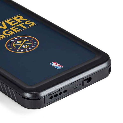 NBA Denver Nuggets Standard - Light Blue Galaxy S23 Plus Waterproof Case