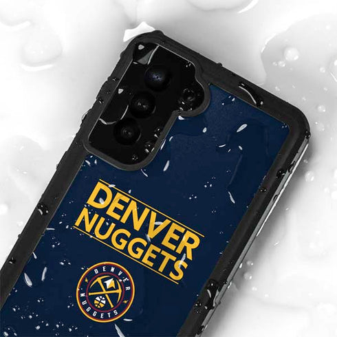 NBA Denver Nuggets Standard - Light Blue Galaxy S23 Plus Waterproof Case