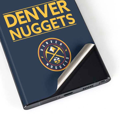 NBA Denver Nuggets Standard - Light Blue Galaxy S23 Ultra Skin