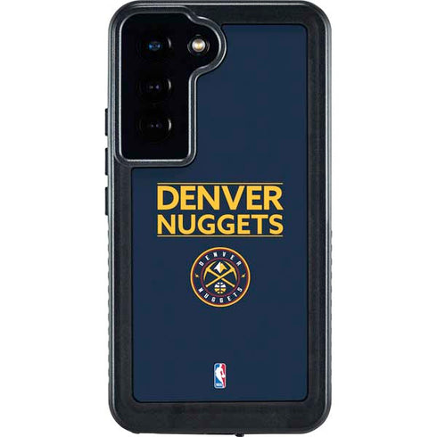 NBA Denver Nuggets Standard - Light Blue Galaxy S23 Waterproof Case
